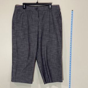 Plus Size Gray Casual Capris By Counterparts. Size 18.